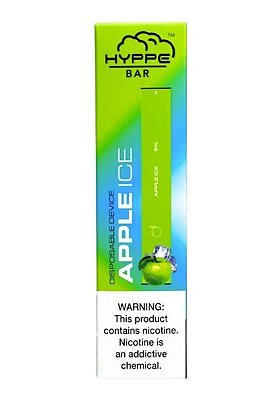 HYPPE BAR - DISPOSABLE POD DEVICE - DESCARTAVEL- APPLE ICE (maçã verde)