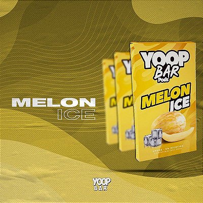 YOOP BAR POD MELON ICE 60MG SALT NIC - COMPATÍVEL COM O JUUL