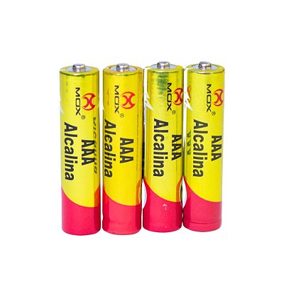 Pilha Alkalina Mox MO-AAAC4ALK (Cartela C/ 4 PCS)