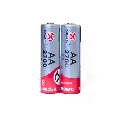 Pilha Recarregável AA2700 B2 (Cartela C/ 2 PCS)
