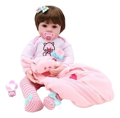 Roupinha de Pandinha Infantil Bebe Boneca Reborn - Malki toys