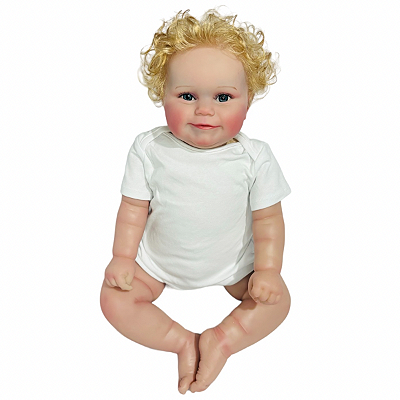Boneco Bebe Reborn Realista Tecido Miguel - 55cm