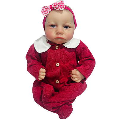 Boneca Bebe Reborn Corpo de tecido Nina - 48cm