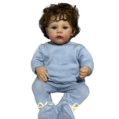 Boneco Bebe Reborn Corpo de Tecido André - 48cm