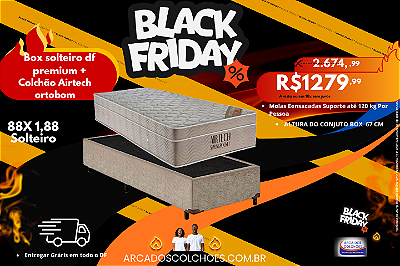 Conjunto Box Solteirão Iso SuperPocket + Base df premium