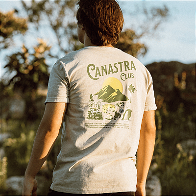 Camiseta Canastra Club Bege Unissex
