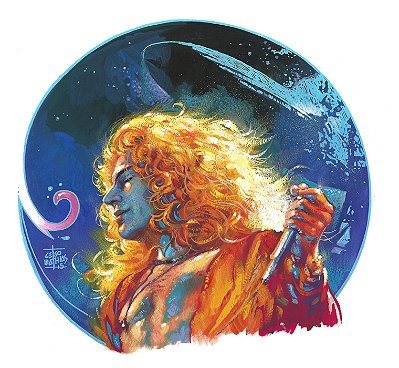Pintura em gouache Led Zeppelin