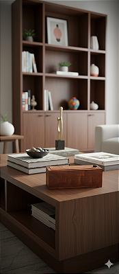 Caixa de Madeira com Tampa de Correr