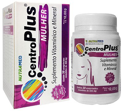 Centroplus Mulher (Polivitamíico Mulher) - 30 comprimidos