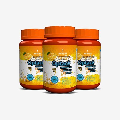 Optacê (Vitamina C + Zinco + Selênio) - 60 cápsulas - Kit 3 unidades