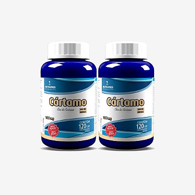 Cártamo + Vitamina E - 120 cápsulas - Kit 2 unidades