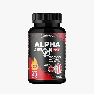 Alpha Libi Fire (Feno Grego + Vit + Min) - 60 cápsulas