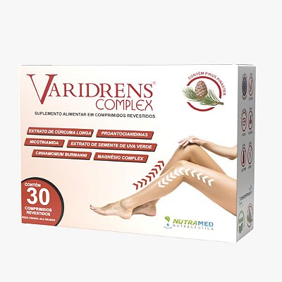 Varidrens Complex –  Para Circulação e Varizes – 30 Comprimidos