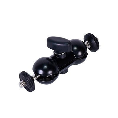 Braço Articulado Magic Arm Rosca 1/4 Universal Duplo Câmera