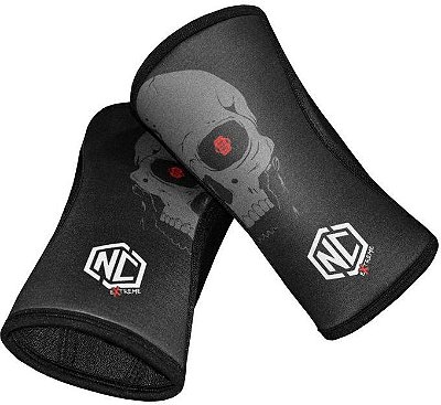 Joelheira Alta Performance 7mm (par) - Gray Skull - NC Extreme