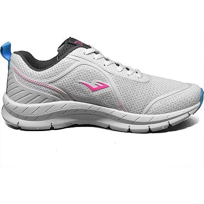 Tênis Bunker Flow Branco e Rosa - Everlast - Calçado no Atacado