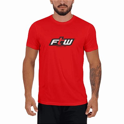 Camiseta Masculina Disciplina Vermelha - FTW