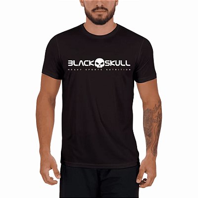 Camiseta Blackskull Camisa Dry Fit Modelo Academia Caveira