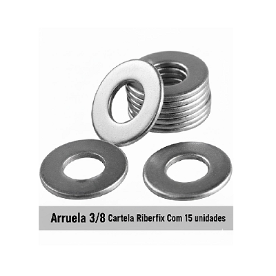Arruela 3/8 Cartela Riberfix