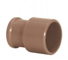 Bucha de Redução Longa Pvc Marrom 50x25mm Amanco