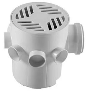Caixa Sifonada 150x185x3 Branco Redondo Astra