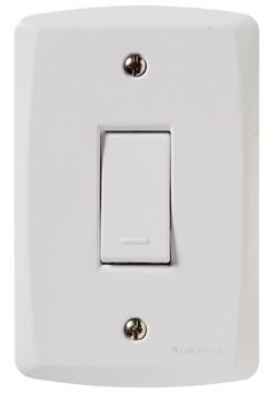 Conjunto Interruptor Simples 10A/250V Lux2 - 57145/001