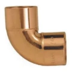 Cotovelo Cobre 35Mmx90 Sem Anel Eluma