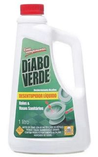 Desentupidor Líquido 1L Diabo Verde