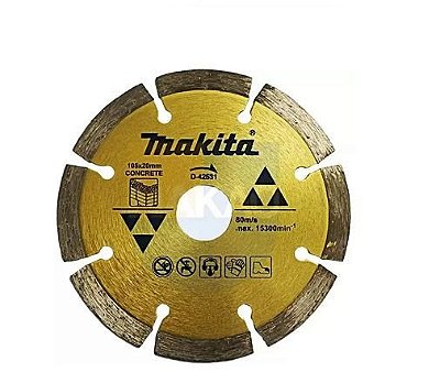 Disco Diamantado Segmentado 105x20mm D42531 Seco Makita