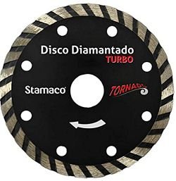 Disco Diamantado Turbo Tornado 110mm Seco Stamaco