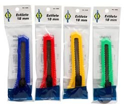 Estilete Lamina Larga 18mm 8286 Brasfort