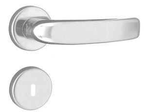 Fechadura Interna Roseta 4182 40mm Cromado Galaxy Aliança
