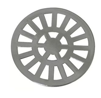 Grelha Pvc Cromada Redonda 10 Astra