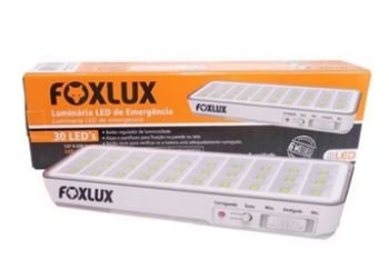 Luminária de Emergência 30 Leds Foxlux