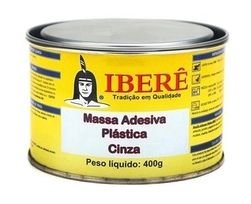 Massa Plástica Cinza 400g Ibere