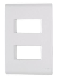 Placa 2 Posto Afastadas Liz 4x2 Tramontina