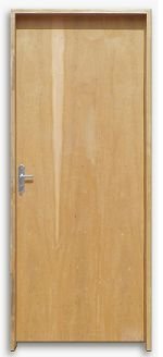 Porta 72 Lisa Imbuia Batente 11cm Esquerda Uniportas