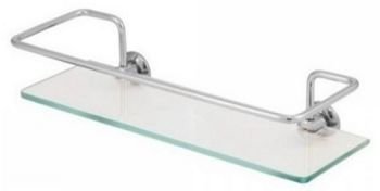 Porta Shampoo Reto Aço Inox 30cm 1550 Hidrolar