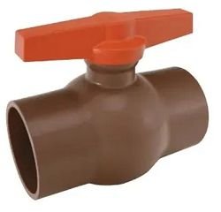 Registro Esfera Pvc Marrom 25mm Viqua