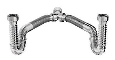 Sifão Flexível Universal Duplo Cromado 7159 Censi