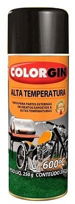 Spray Preto Alta Temperatura 5722 Colorgin