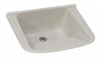 Tanque Mármore Sintético Para Coluna Travertino 55x41 Aj Rorato