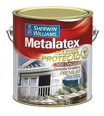 Tinta Metalatex Esmalte Acetinado Branco 3,6L - Sherwin Williams