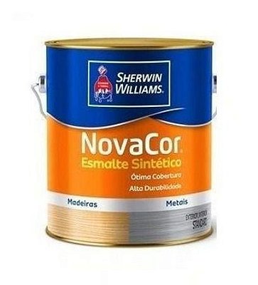 Tinta Novacor Esmalte Acetinado Branco 3,6L - Sherwin Williams