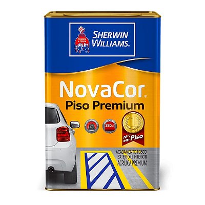 Tinta Novacor Piso Preto 18L - Sherwin Williams