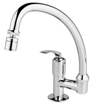 Torneira de Cozinha Mesa Bm 1167-P-Cromada Pratika Tigre