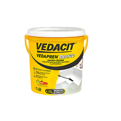 Vedapren Branco 4,5Kg Vedacit