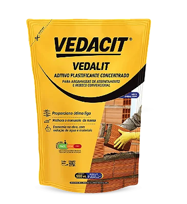 Vedacit Vedalit Aditivo Plasticante Sup 900 Ml Vedacit