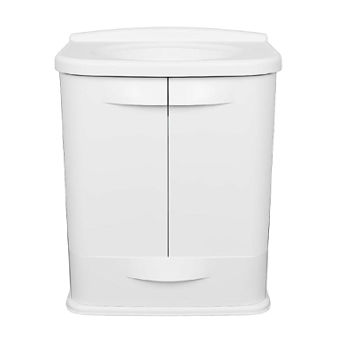Gabinete Plástico com lavatório Gab Fit 45X32X58CM - Astra