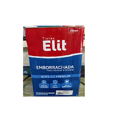 Tinta Emborrachada Branco 18L Elit